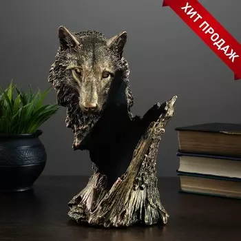 Подставка для бутылки «Волк», под бронзу 141625 см