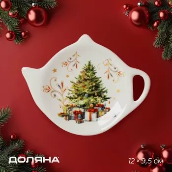 Подставка под чайный пакетик новогодняя Доляна «Волшебное дерево», 1291.5 см