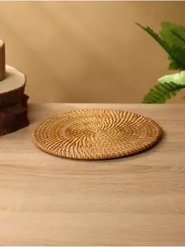 Подставка под горячее, 20 см, ротанг