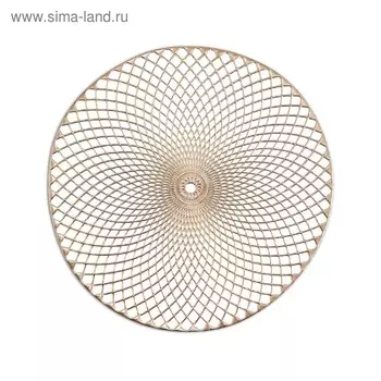 Подставка под горячее 38 см, золото