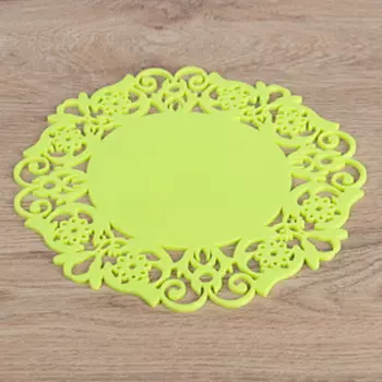 Подставка под горячее «Чаепитие», силикон, 19 см, МИКС