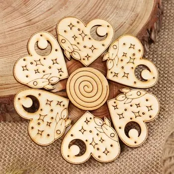 Подставка под горячее "Космическое сердце", 12 см, можжевельник