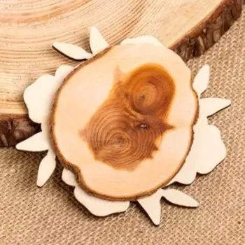 Подставка под горячее "Маки", 12х12см, можжевельник