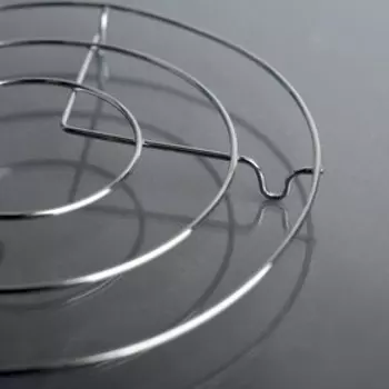 Подставка под горячее на ножках «Круг», 17.517.51.5 см, хромированная