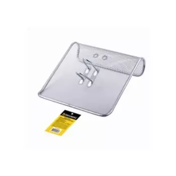 Подставка под календарь BRAUBERG Germanium, металлическая, серебристая