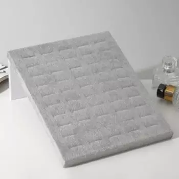 Подставка под кольца QF, 50 мест, флок, 201025 см, серая