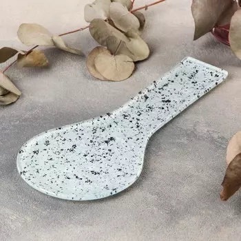 Подставка под ложку Magistro «Мрамор», 24×11×1 см, цвет белый