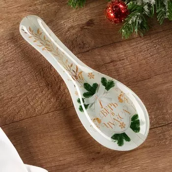 Подставка под ложку новогодняя «Верь в чудеса», 21.47.52 см