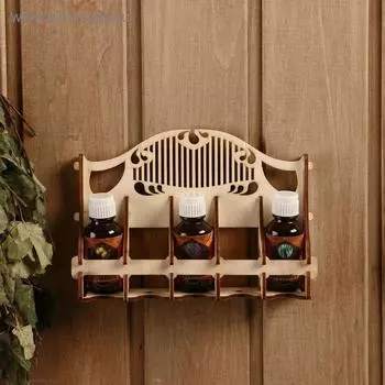 Подставка для масел «Диванчик», 17.54.512 см, 5 ячеек