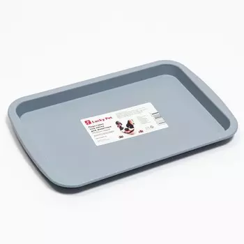 Подставка под миску для животных LUCKY PET 29*19 см, Серый