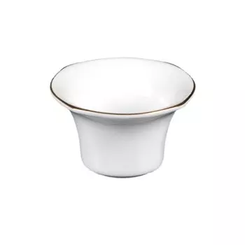 Подставка под яйцо, Lwów, декор «Золотой кант, сетка платина»