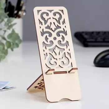 Подставка под телефон, фанера