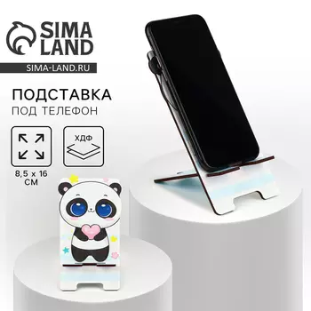 Подставка под телефон «Панда», 8,9 х 16,3 см.