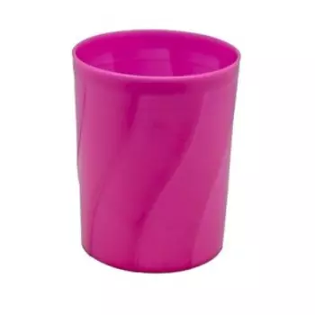 Подставка-стакан для канцелярии, розовая