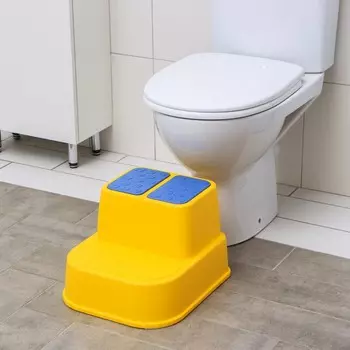 Подставка - ступенька детская, цвет желтый