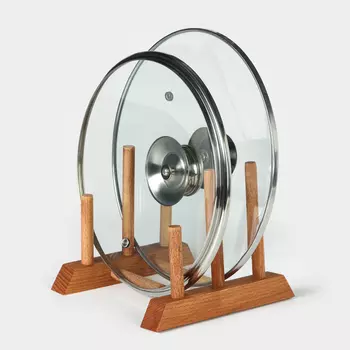 Подставка - сушилка деревянная для разделочных досок и посуды Adelica, 131713 см, пропитано минеральным маслом, бук