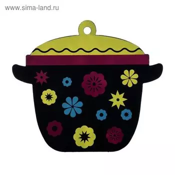 Подставка термостойкая «Кастрюлька», цвет МИКС