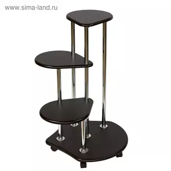 Подставка «Троечка», 650 × 650 × 850 мм, цвет венге