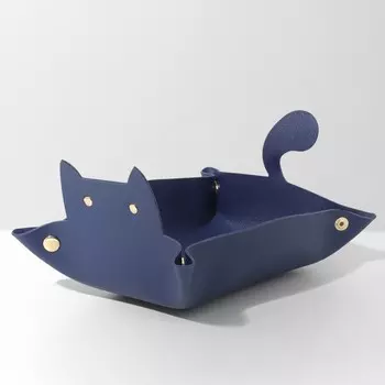 Подставка универсальная «Котик» складная, 1722 см, цвет синий