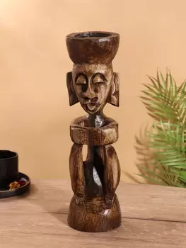 Подсвечник «Абориген», 101036 см, дерево