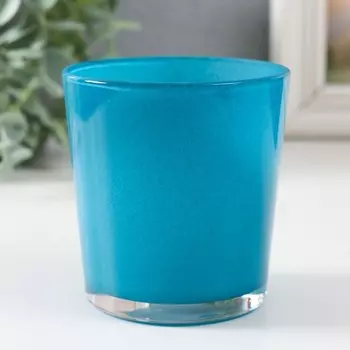 Подсвечник "АКВАМАРИН ЛЮСТР ОДА" 8,5х7,5 см, 250 мл