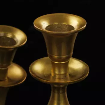 Подсвечник алюминий "Гора" на 5 свечей 28х28х18 см