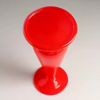 Подсвечник "АЛЫЙ ГЛЯНЕЦ АРДИТ-3 " 20х10 см