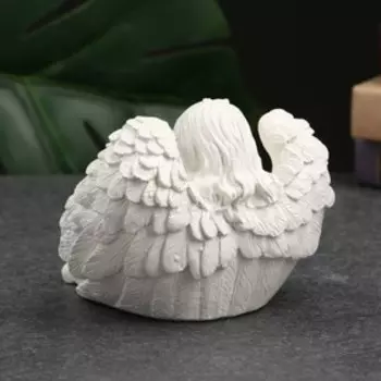 Подсвечник на 1 свечу «Ангел в крыльях», гипс, 1112.510 см