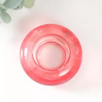 Подсвечник "Бавария" 3х7 см, 20мл КРАСНЫЙ