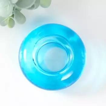 Подсвечник "Бавария" 3х7 см, 20мл СИНИЙ