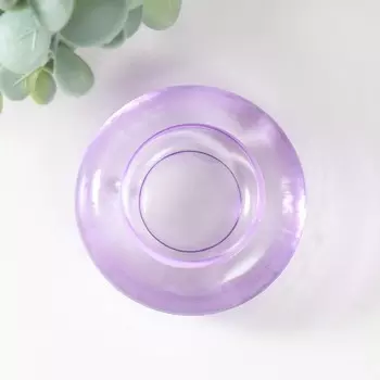 Подсвечник "Бавария" СИРЕНЕВЫЙ 3х7 см