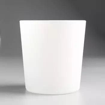 Подсвечник "БЕЛЫЙ МАТОВЫЙ ОДА" 8,5х8 см, 250 мл