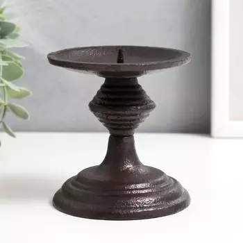 Металлический подсвечник на 1 свечу «Феодал», чугун, 999 см