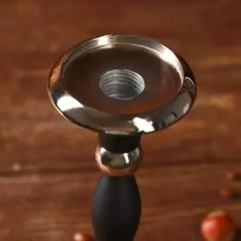 Подсвечник "Дарио" алюминий, 7,5х7,5х22,5 см