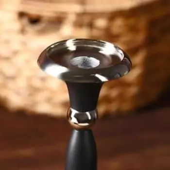 Подсвечник "Дарио" алюминий, 7,5х7,5х33 см