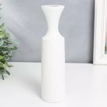 Подсвечник дерево "Геометрия. Ветер" белый 20х5,5х5,5 см