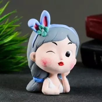 Подсвечник "Девочка с росписью №2" 10см