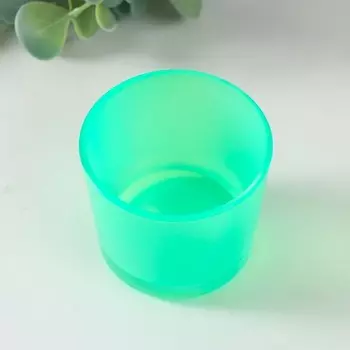 Подсвечник "ДЭЙ" 5,5х6 см, 100 мл САЛАТОВЫЙ