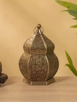 Подсвечник фонарь «Алладин», 101016 см, железо