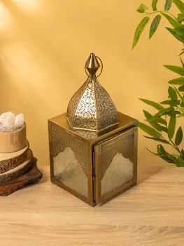 Подсвечник фонарь «Купол», 1615.534.5 см, железо