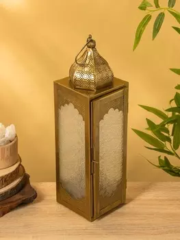 Подсвечник фонарь «Сокровищница», 111239 см, железо