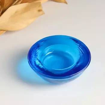 Подсвечник "Хей" 2,6х7,5см, 50мл СИНИЙ