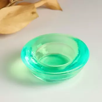 Подсвечник "Хей" 2,6х 7,5см, 50мл ЗЕЛЁНЫЙ