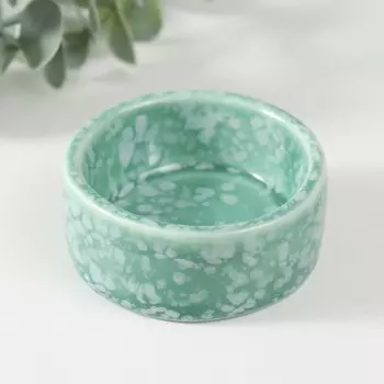 Подсвечник керамика "Белые капли" 2,5х6,5х6,5 см