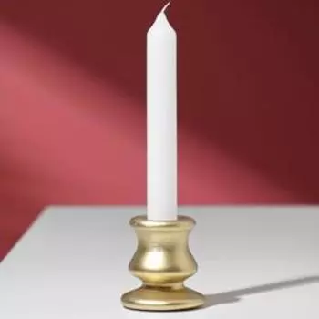 Подсвечник на 1 свечу «Классик», 65.5 см, под золото