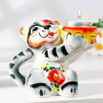 Подсвечник "Кот", цвет