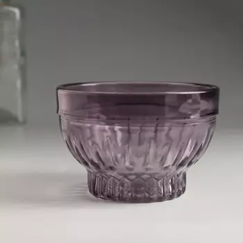 Подсвечник "КРИСТА-1 ЛИЛОВЫЙ " 6х9 см, 200мл