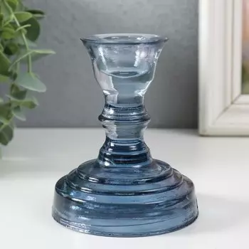 Подсвечник "КРИСТОФФ-3" ЧЕРНИКА 10,5х8,5 см