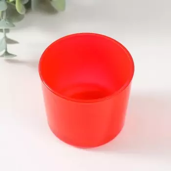 Подсвечник "ЛЮСТР красный ДЭЙ" 5,5х6 см, 100 мл