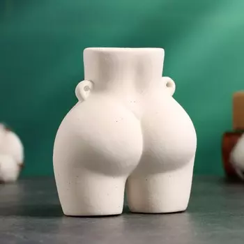 Подсвечник на 1 свечу TAKE IT EASY «Марта», керамика, белый песок, 1068 см